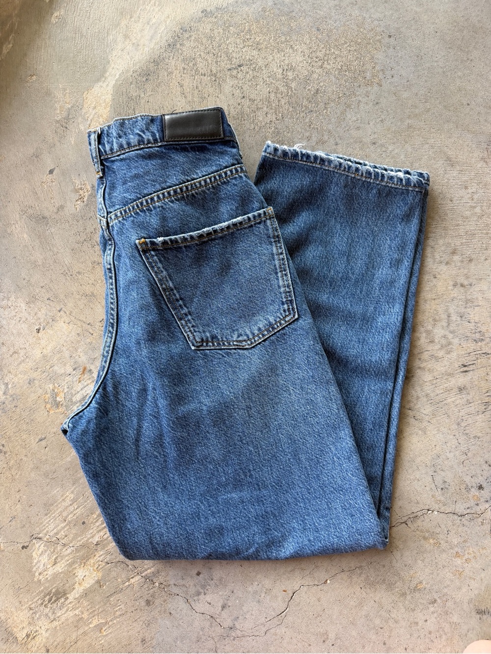 Rails Wide-Leg Jeans The Speedway Women Size 27 Organic Cotton - Picture 6 of 12